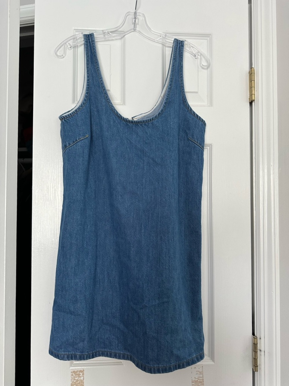 Ena Pelly Blue Denim Tank Dress - Picture 4 of 5